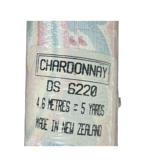Wallpapers to go Paper Border Chardonnay 5 Yards 4 Rolls Pink Blue Vintage Retro - Picture 6 of 6